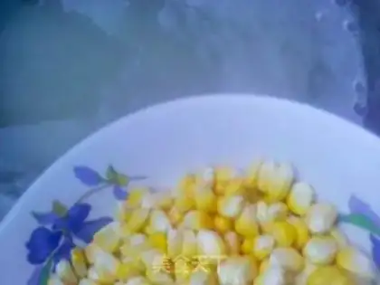 Make Corn porridge step 2