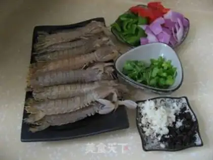 Make Shrimp with soy sauce step 1