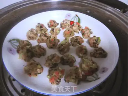 Make Colorful meatballs step 7