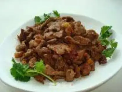 Make stir-fried barbecue step 4