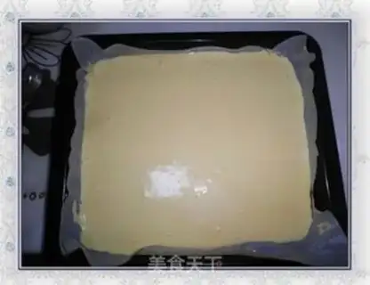 Make Qifeng cake roll with kumquat sauce step 5