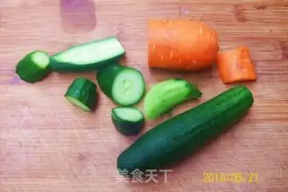 Make Sweet and sour cucumbers flying in the sky step 0