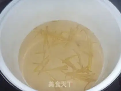 Make big boiled dry silk step 6
