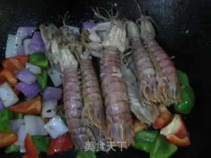 Make Shrimp with soy sauce step 7