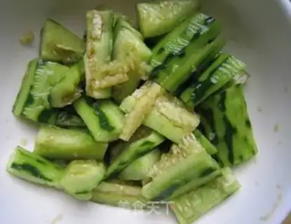 Make cucumber salad step 7
