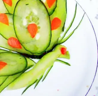 Make Sweet and sour cucumbers flying in the sky step 6