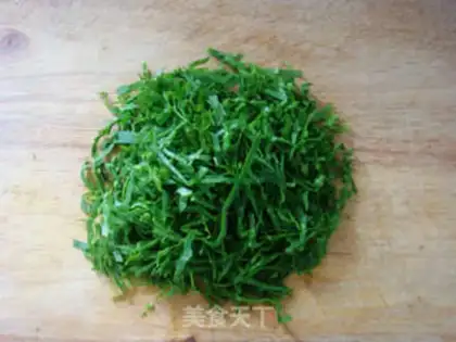 Make Little rice balls with spinach sauce step 0