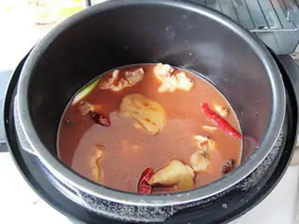 Make fermented bean trotters step 6