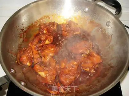 Make fermented bean trotters step 8