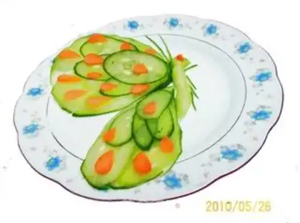 Make Sweet and sour cucumbers flying in the sky step 16