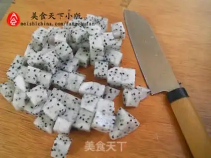 Make Dragon fruit yogurt sago dew step 4