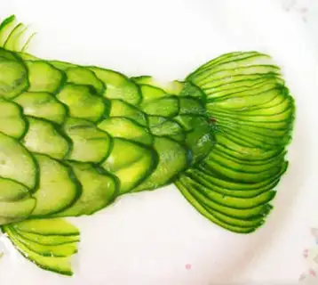 Make Sweet and sour cucumber grass herring step 3