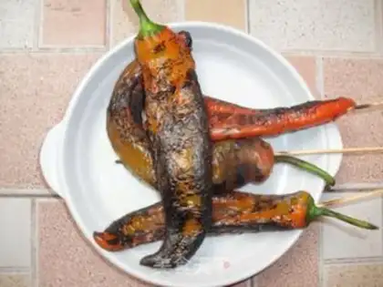 Make Preserved egg with pepper step 2