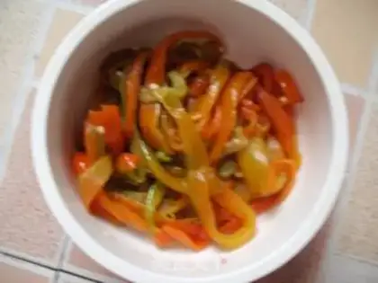 Make Preserved egg with pepper step 4