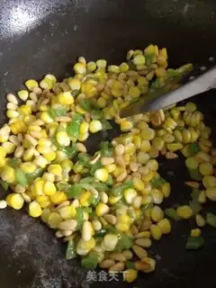 Make pine nut corn step 4