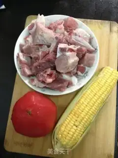 Make Tomato corn ribs soup step 0