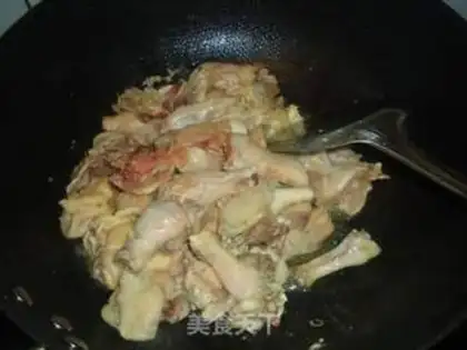 Make Roast chicken with matsutake and konjac step 5
