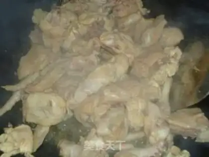 Make Roast chicken with matsutake and konjac step 6