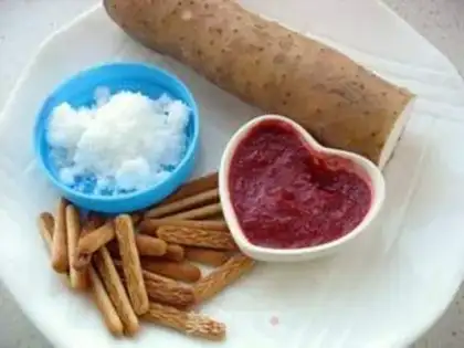 Make yam paste step 0