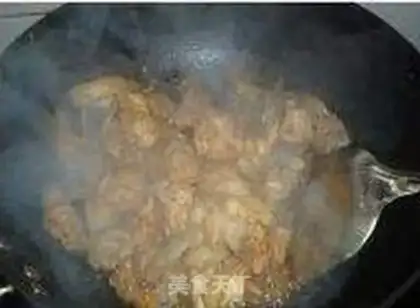 Make Roast chicken with matsutake and konjac step 7