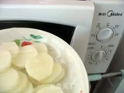 Make yam paste step 1