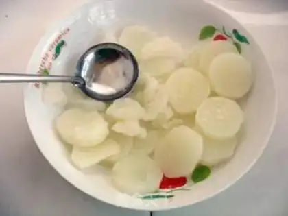Make yam paste step 2