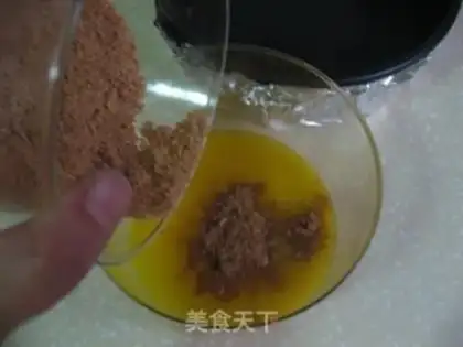 Make Chocolate cheese cake step 6