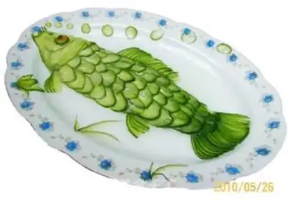Make Sweet and sour cucumber grass herring step 17