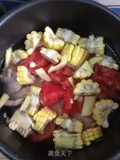 Make Tomato corn ribs soup step 6
