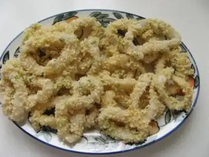 Make Fried squid rings step 4