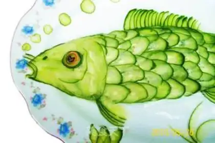Make Sweet and sour cucumber grass herring step 19