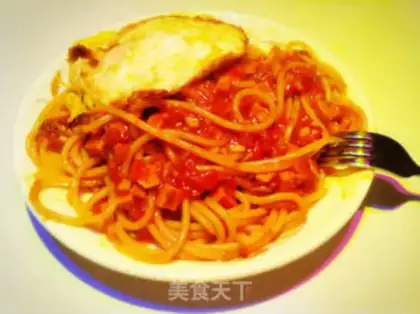 Make pasta with ketchup step 5