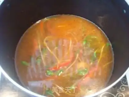Make Pickled instant noodle pot step 3