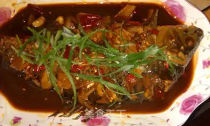 Make braised fish step 5