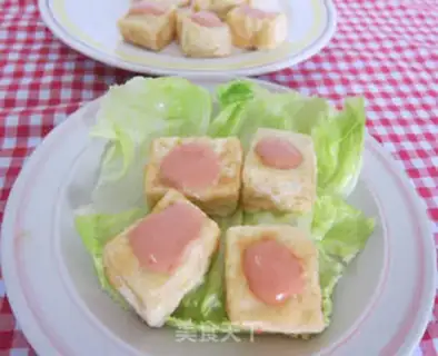 Make Fried tofu with cheese step 7