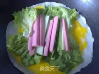 Make egg patties step 4