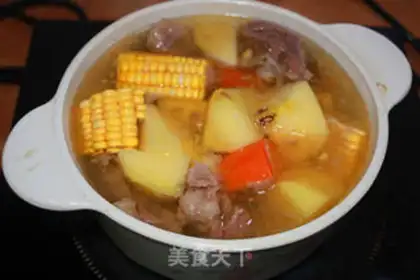 Make Stewed beef ribs with apple and wine step 5