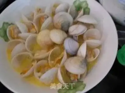 Make Clam stewed egg step 5