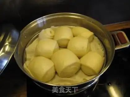Make Beer steamed buns step 8