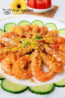 Make Crispy curry red shrimp step 10