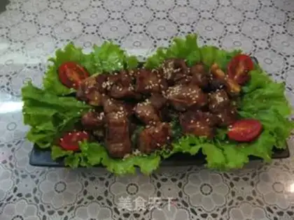 Make Raw fried pork ribs step 15