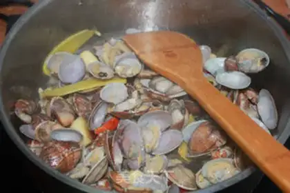 Make Hot clams step 4