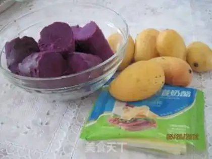 Make Mango and purple potato balls step 0