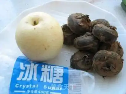 Make Water chestnut yellow crown drink step 0