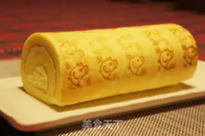 Make cake roll step 62