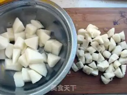 Make Water chestnut yellow crown drink step 1