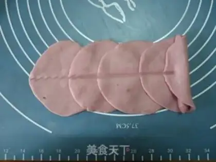 Make Purple sweet potato and rose steamed buns step 4