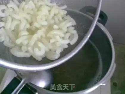 Make Mung bean macaroni syrup step 5