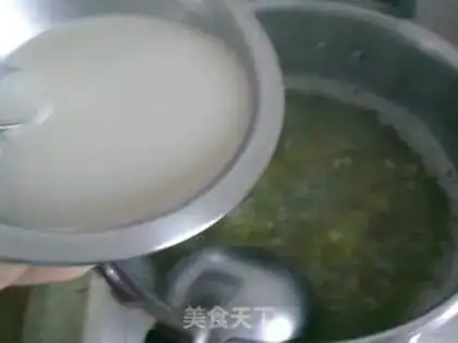 Make Mung bean macaroni syrup step 7