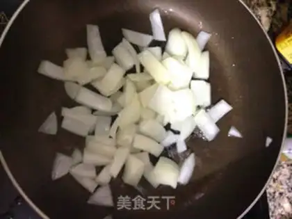 Make Rice with Scallion Sauce step 2